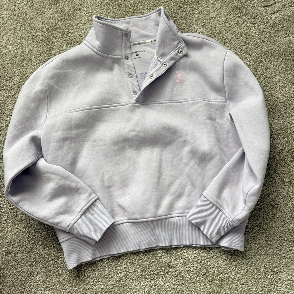 Orangetheory Lavender Pullover Sweatshirt